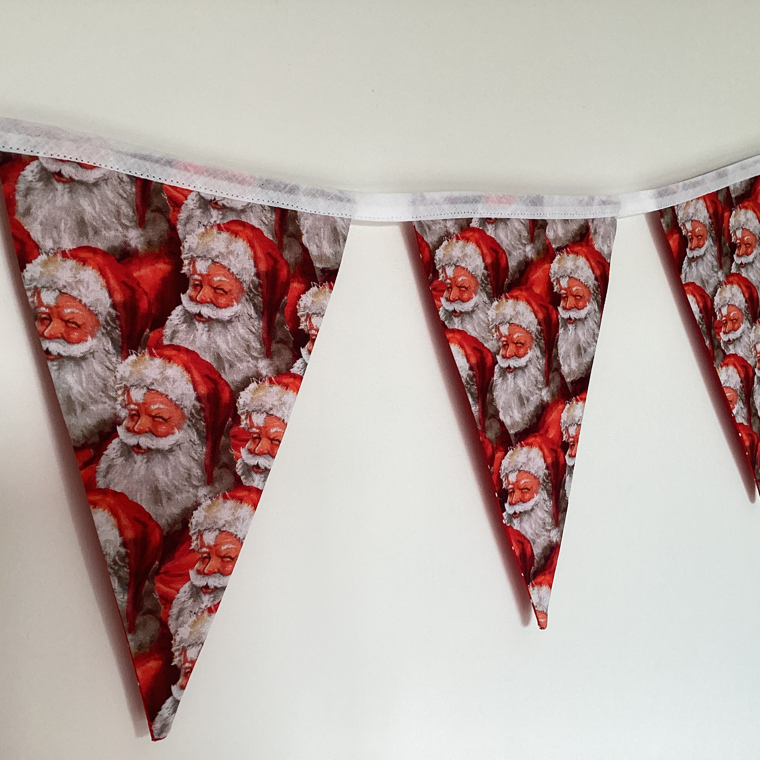 Christmas Bunting - Santa faces