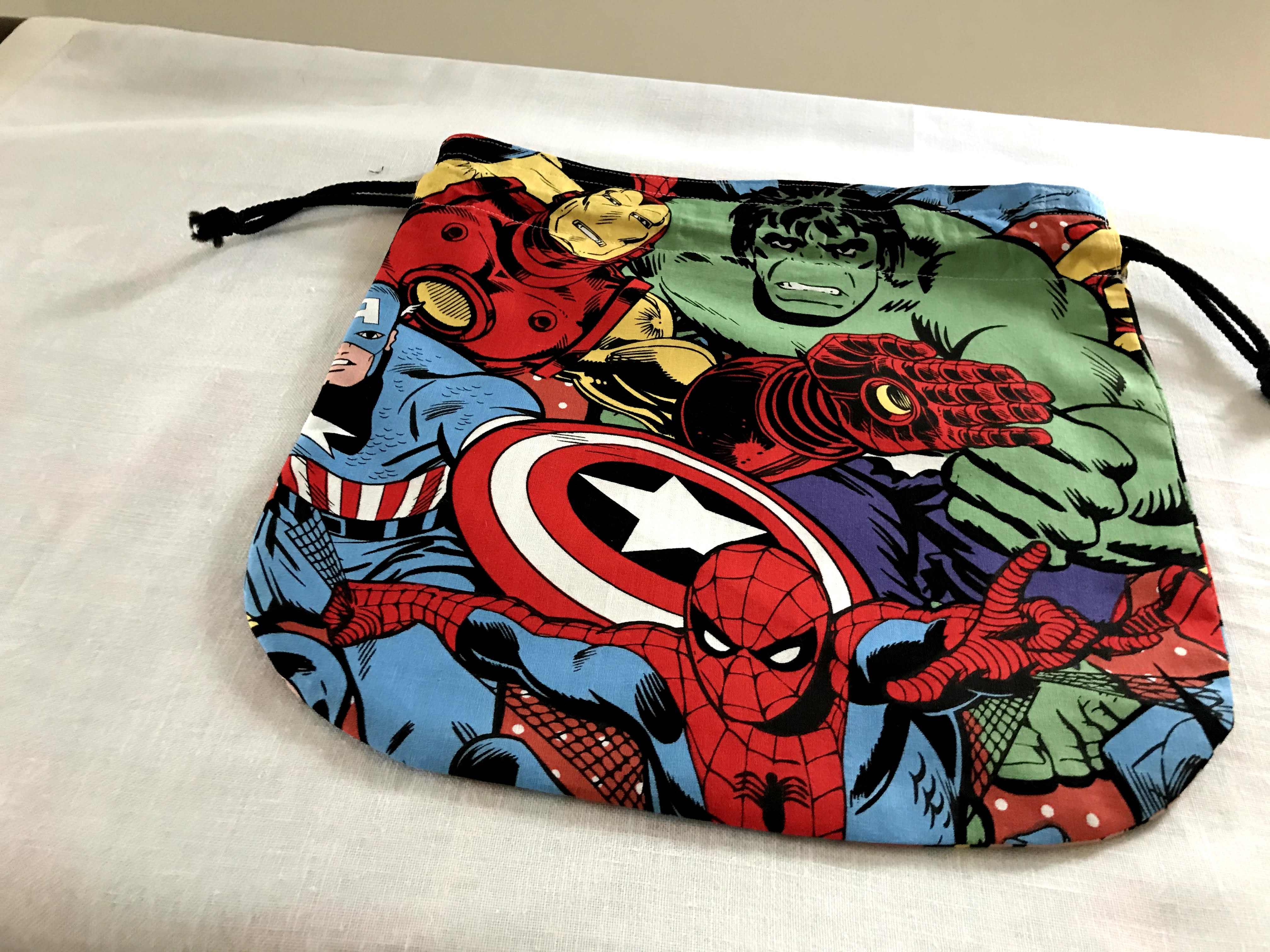 Drawstring Bag - superheroes