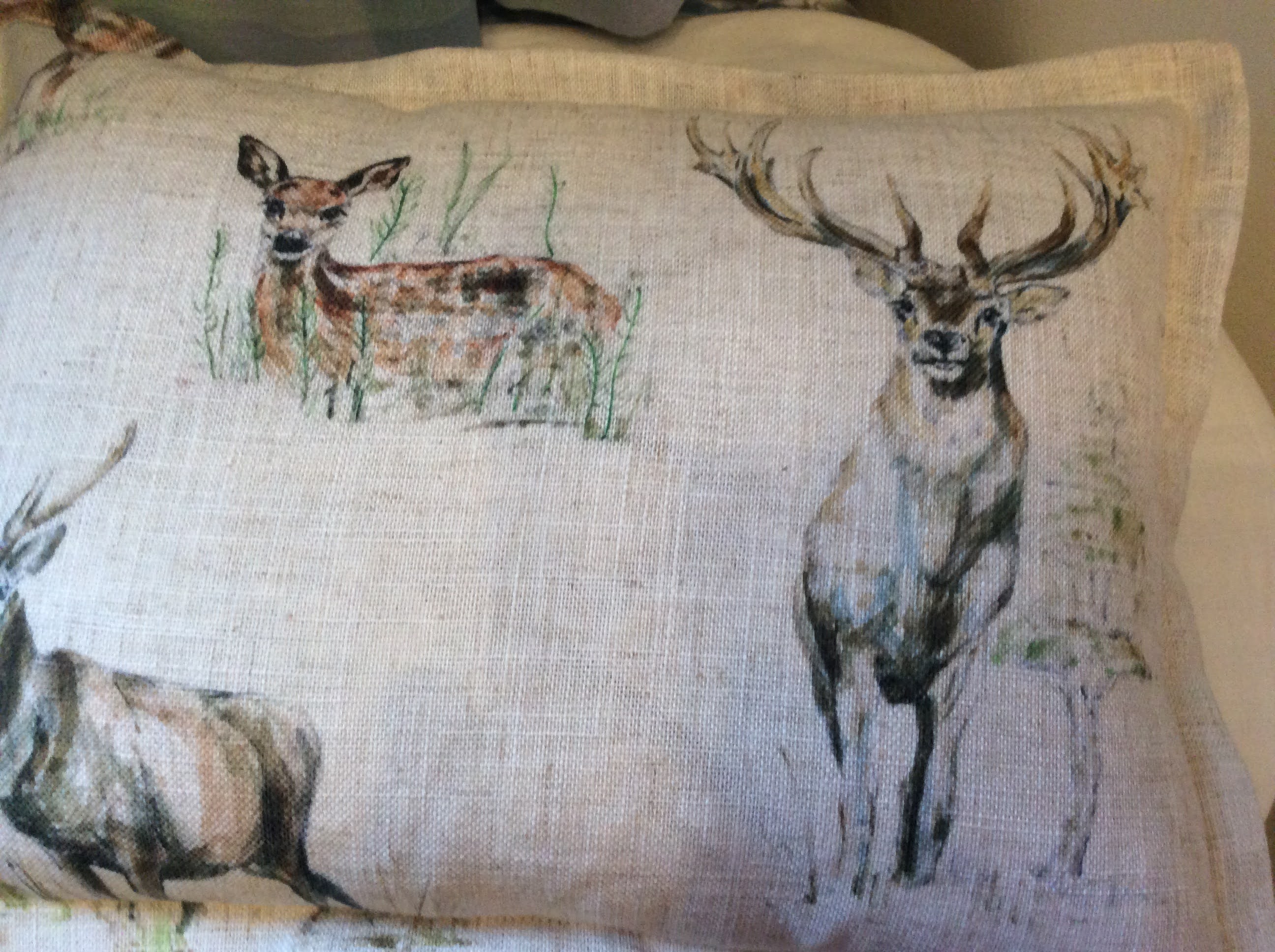 Cushion - three stags