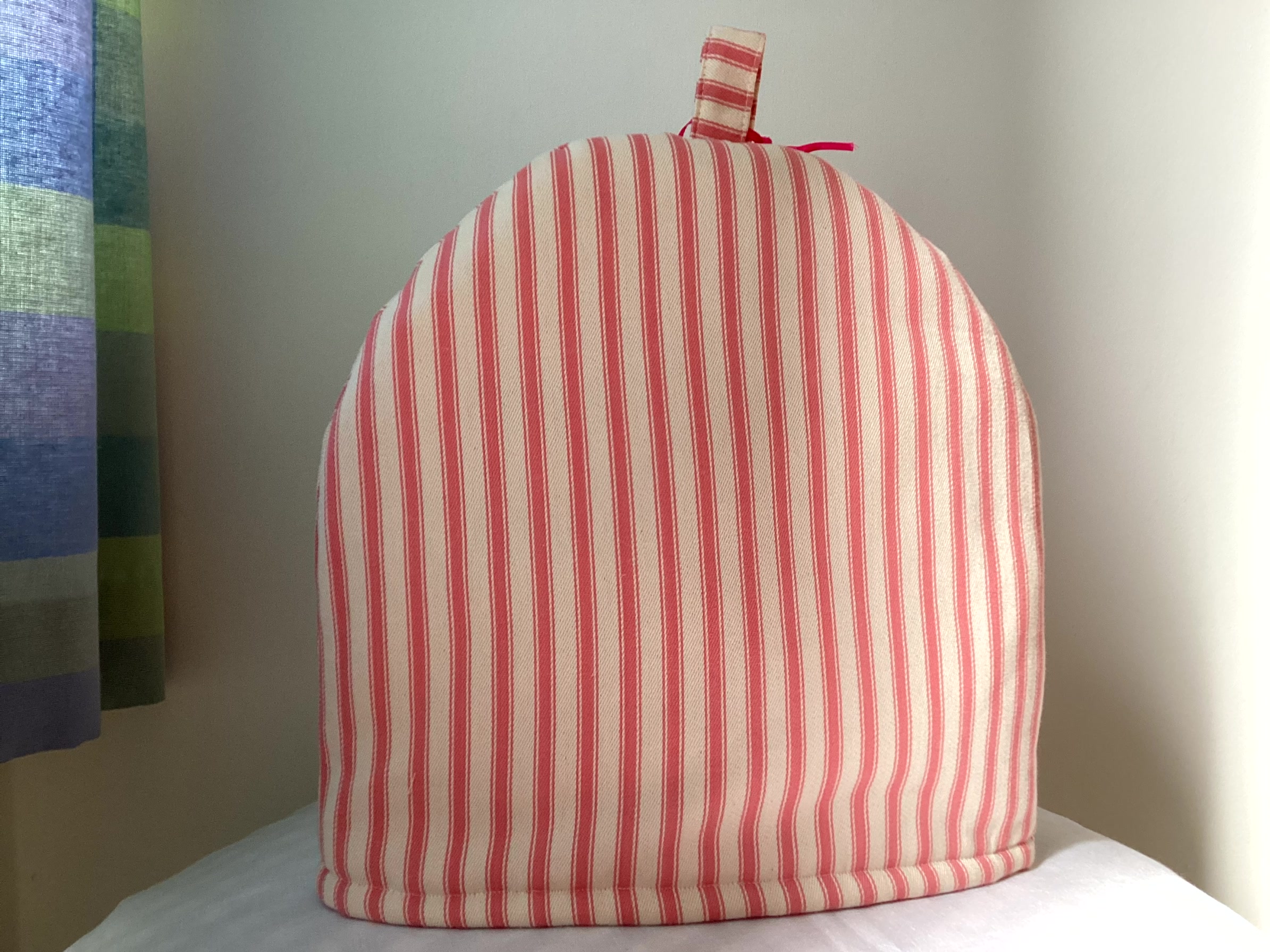 Tea Cosy - pink stripe