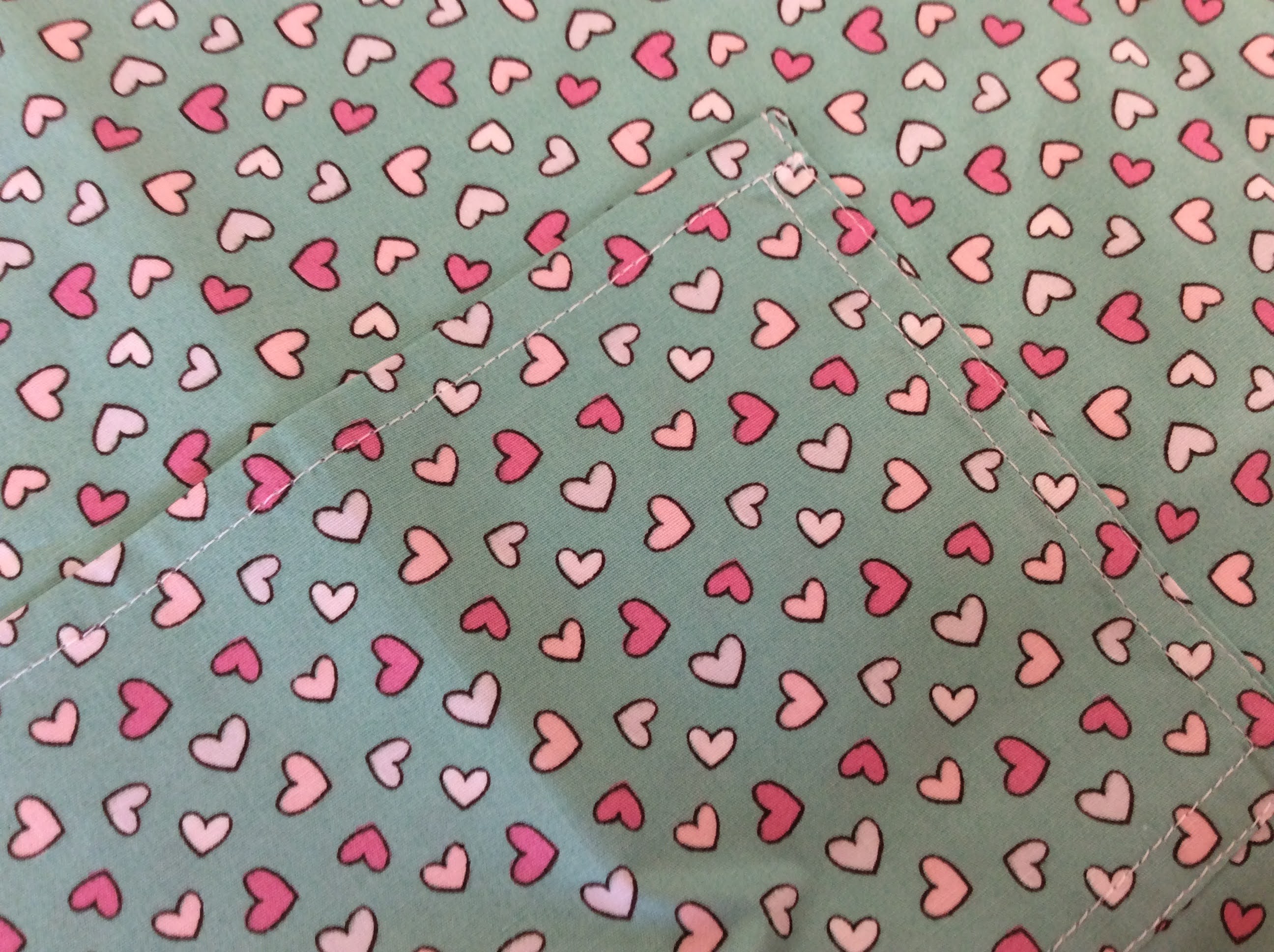 Child's Apron - hearts