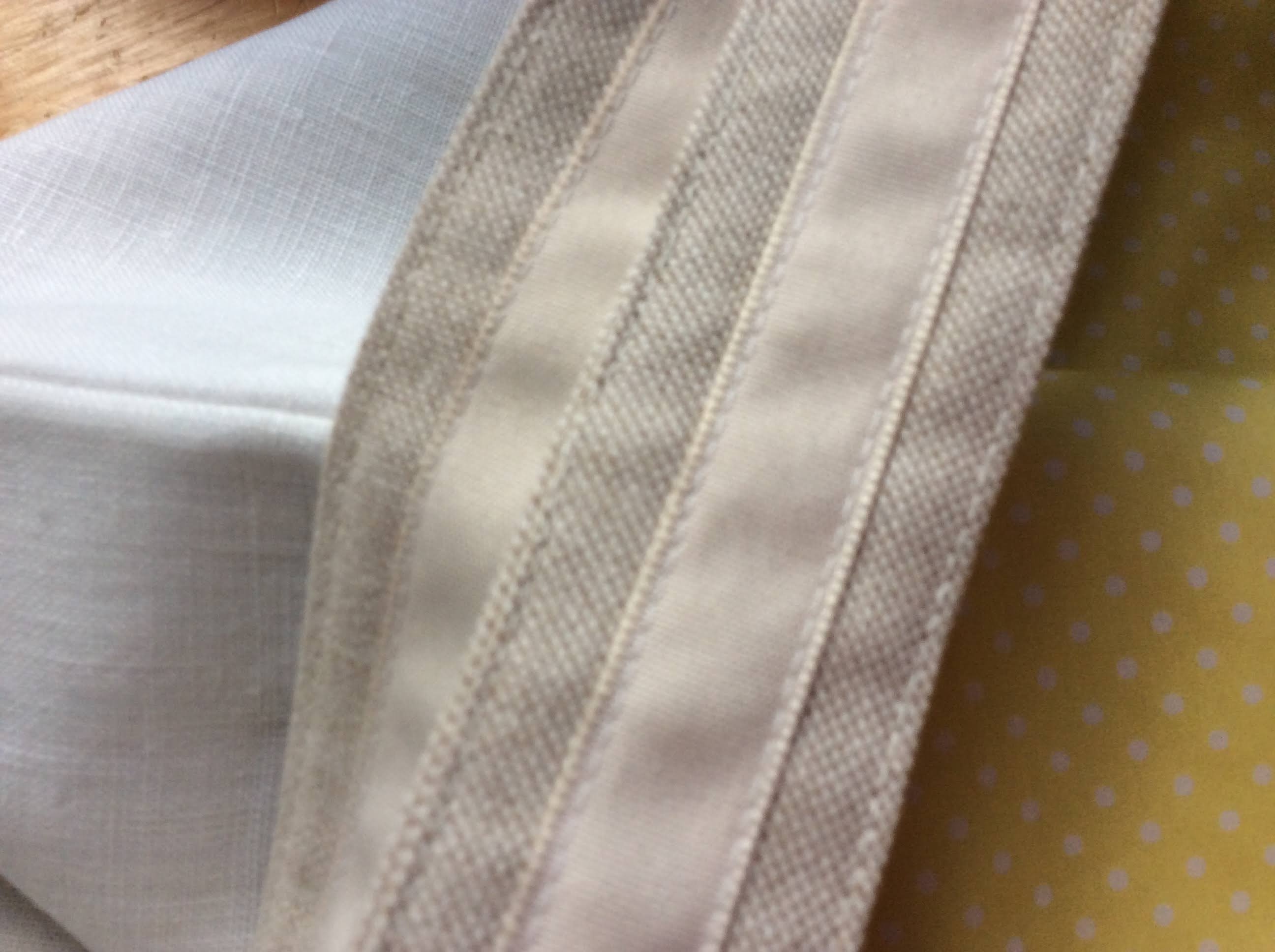 Shoulder bag - vintage linen