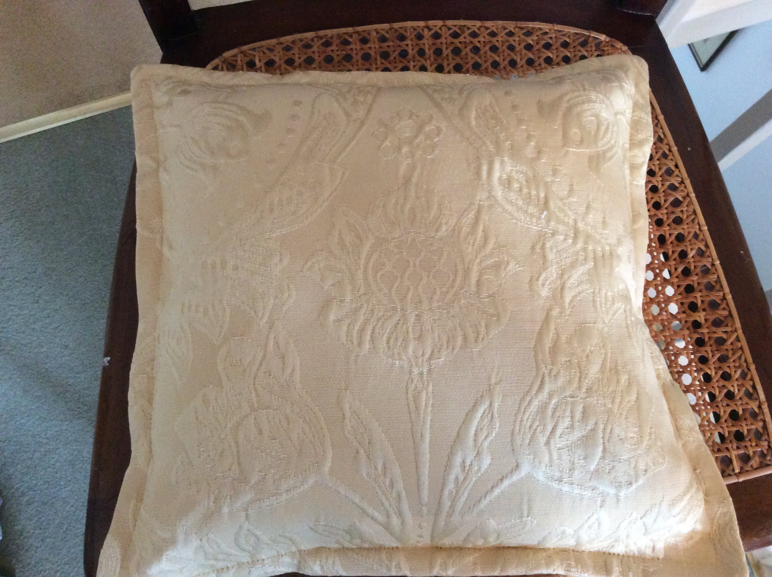 Cushion - gold brocade