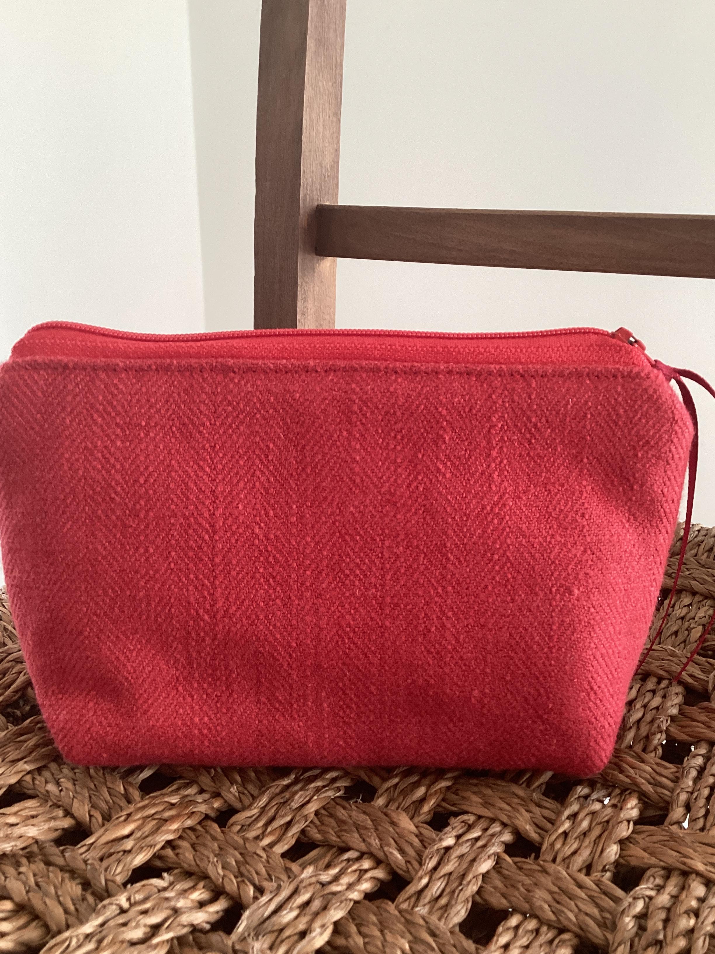 Zipped Pouch (small) - red