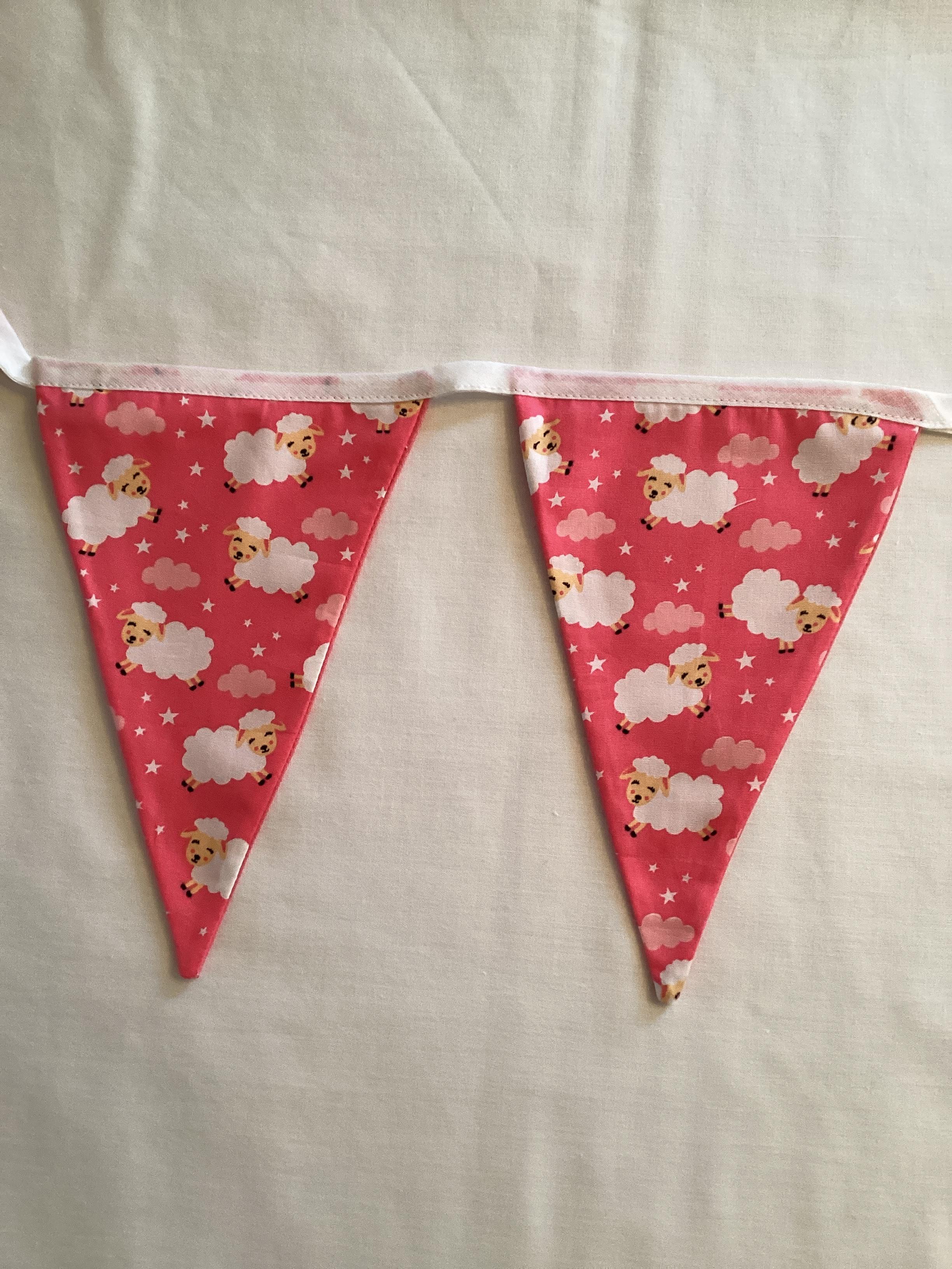 Bunting - pink sheep