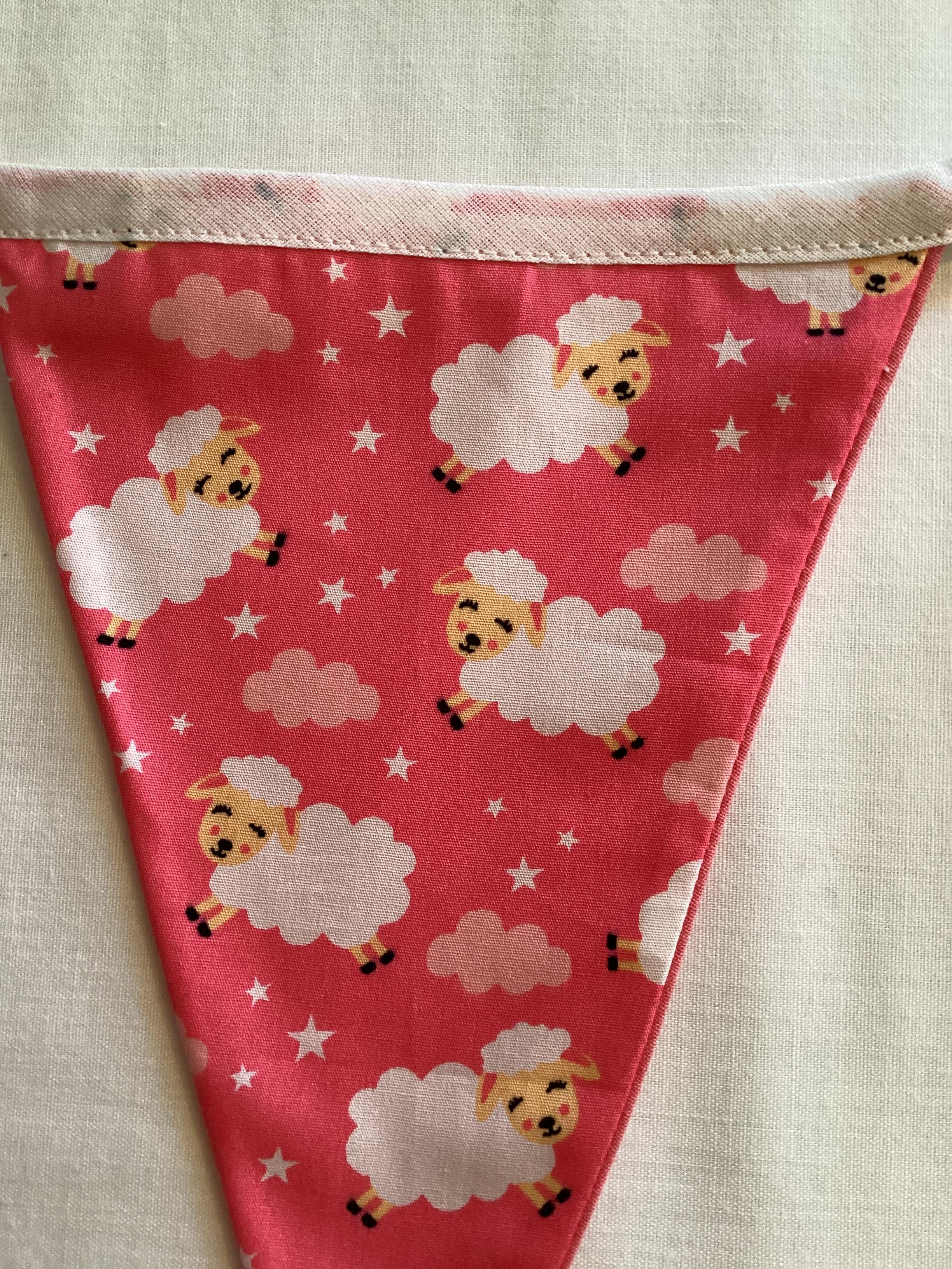 Bunting - pink sheep