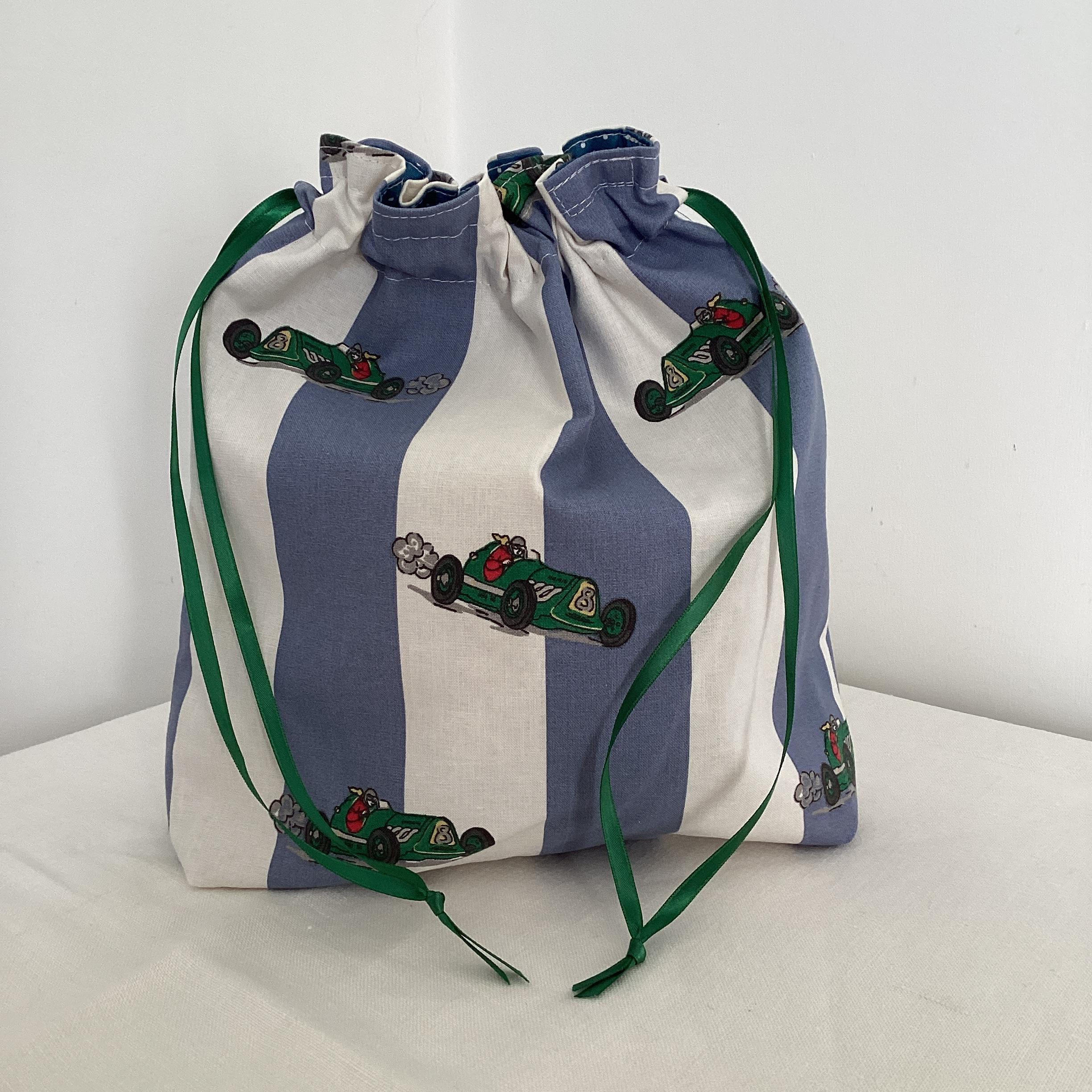 Drawstring Bag - vintage cars