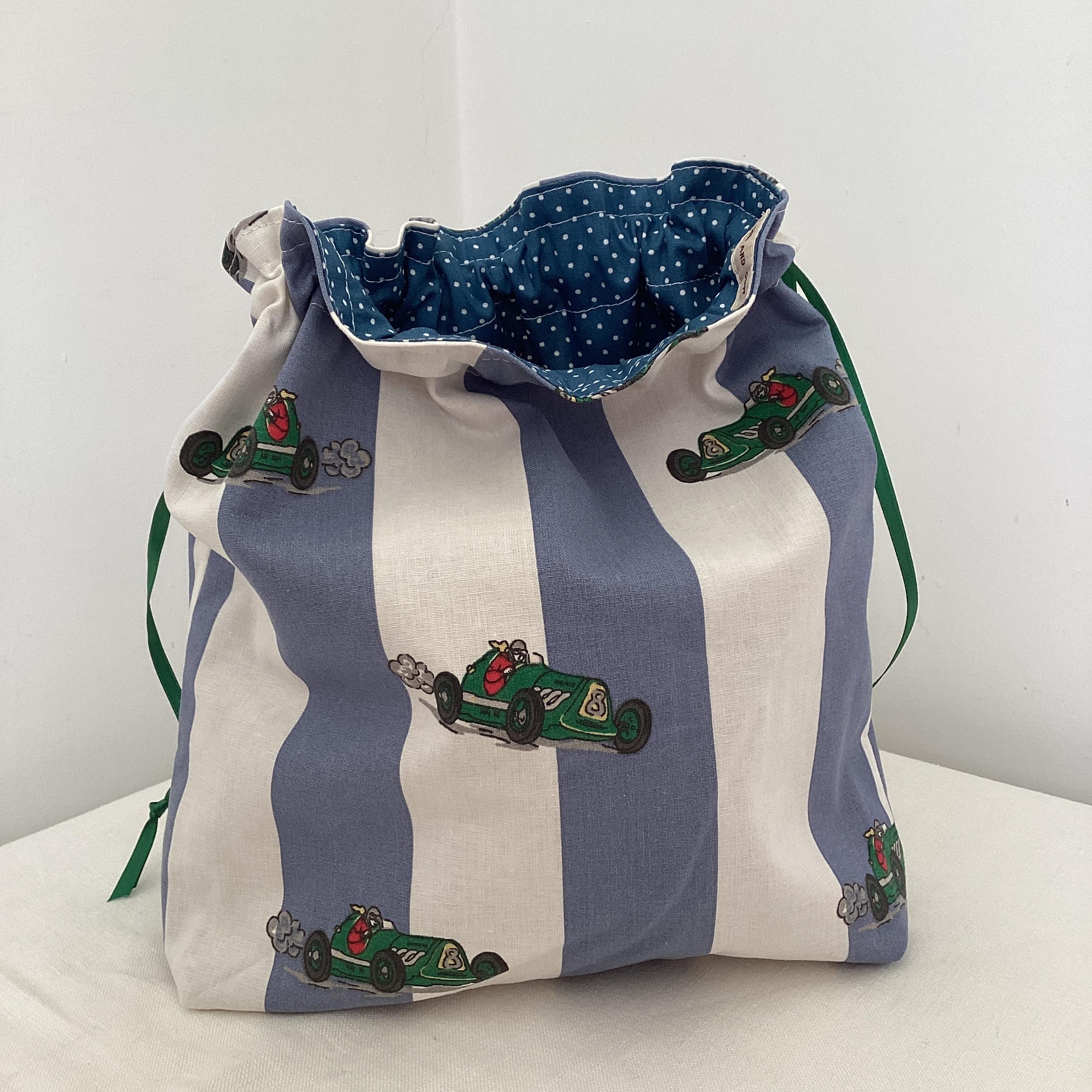 Drawstring Bag - vintage cars