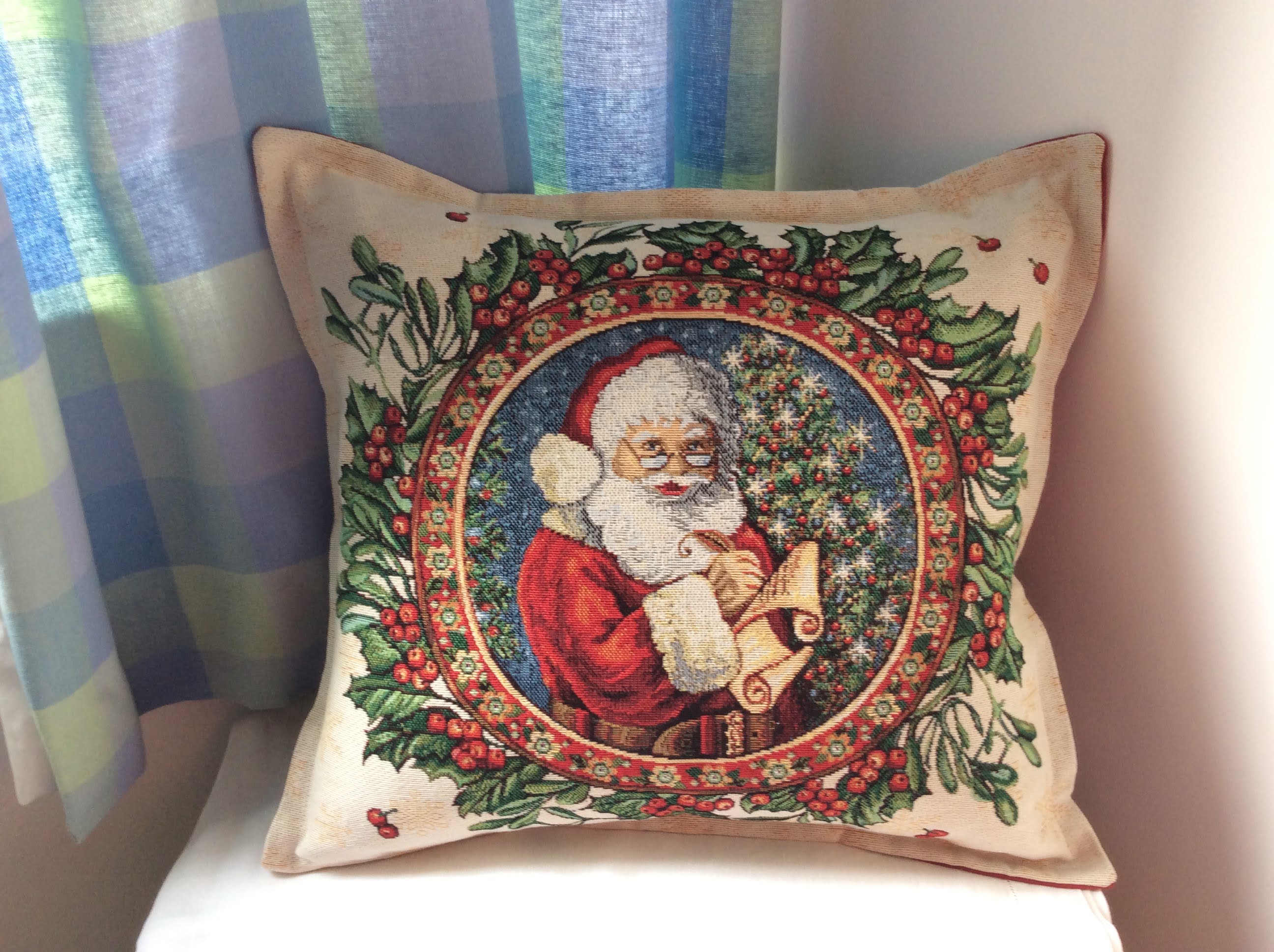 Christmas Cushion - Father Christmas