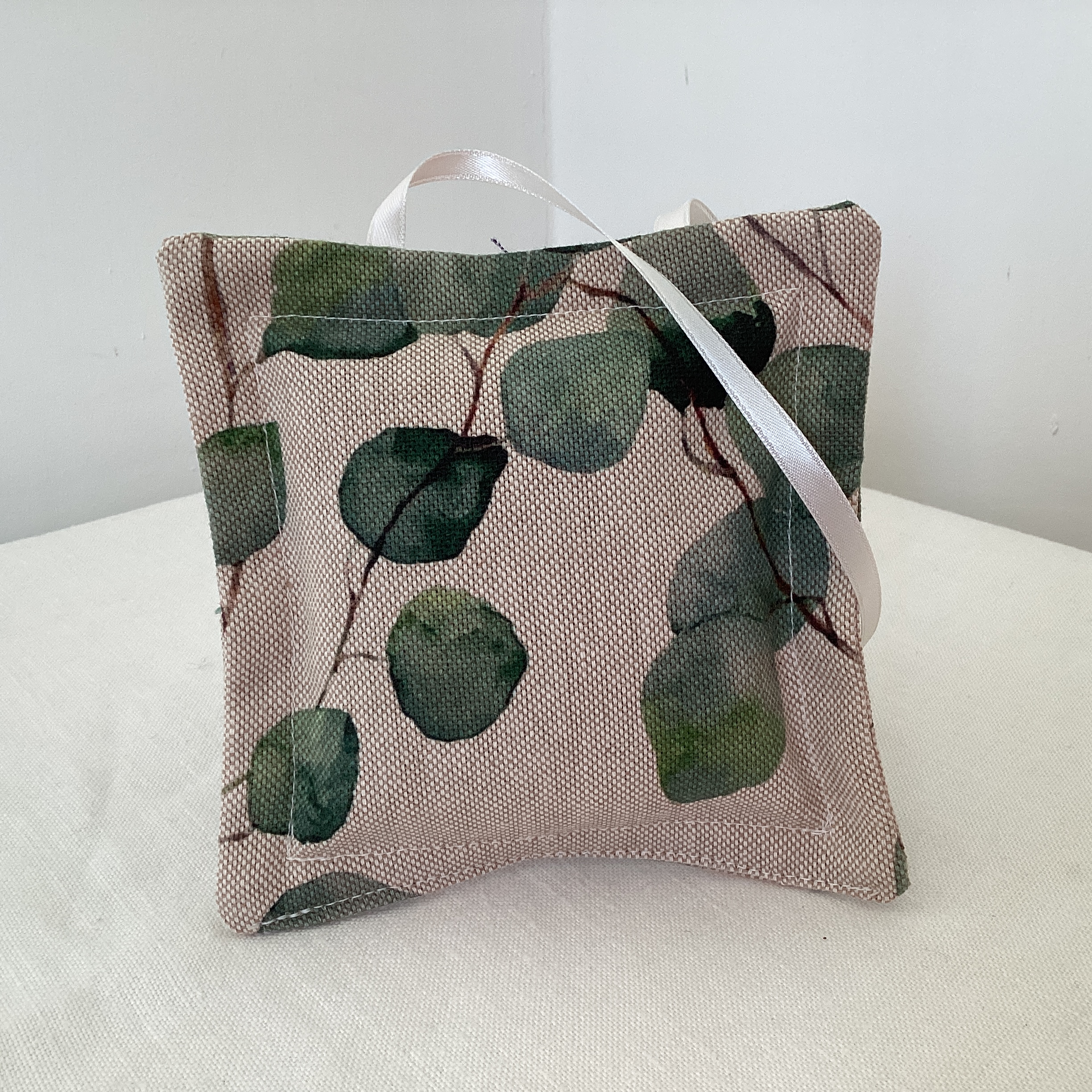 Lavender Bag - green leaves