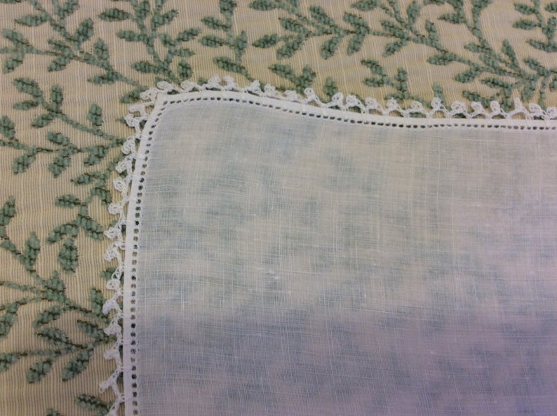 Vintage Handkerchief - shamrock