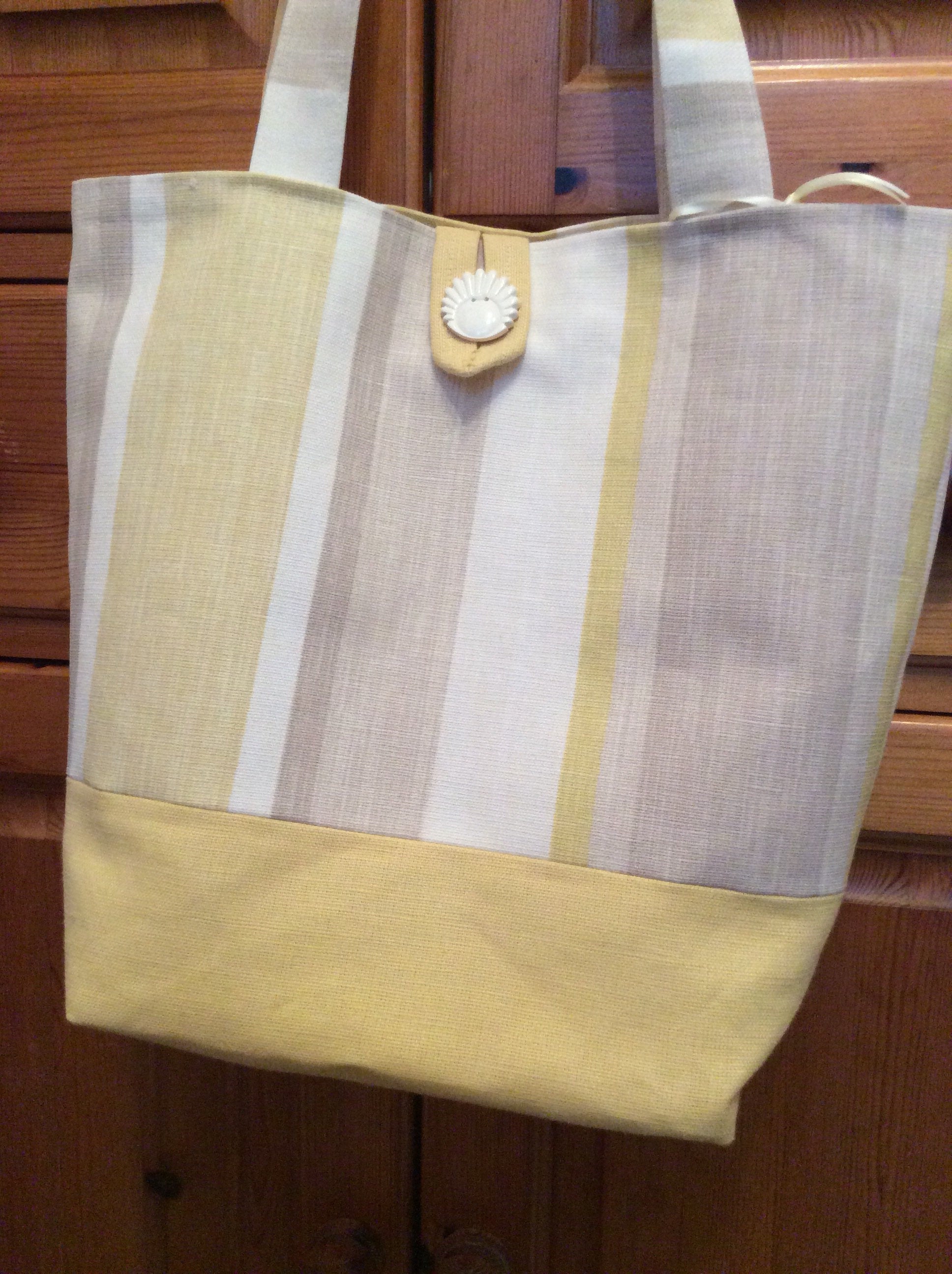 Tote Bag - yellow stripe