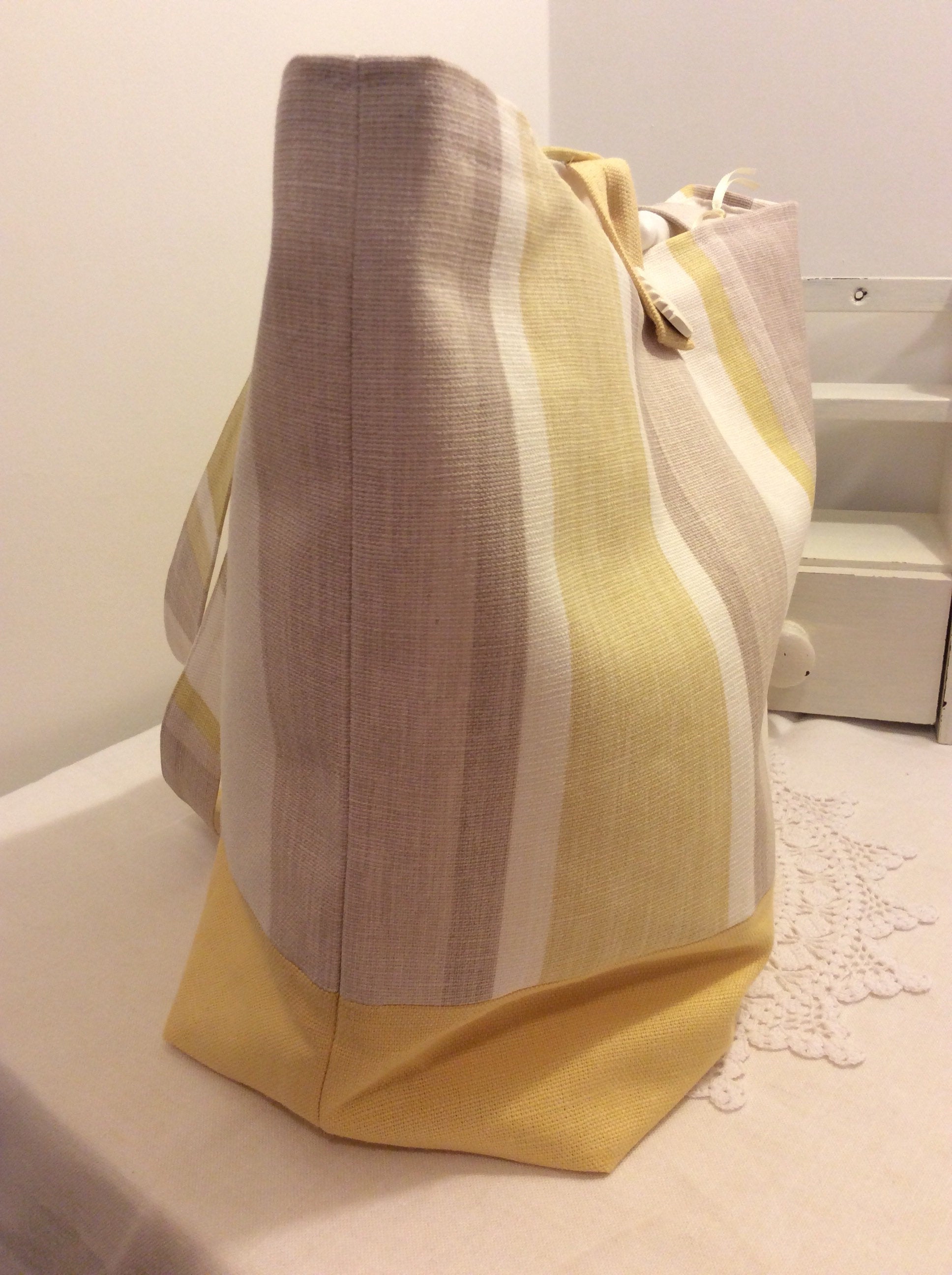 Tote Bag - yellow stripe