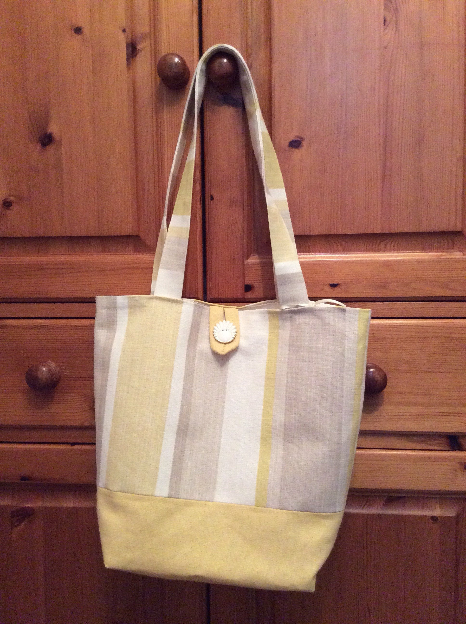 Tote Bag - yellow stripe