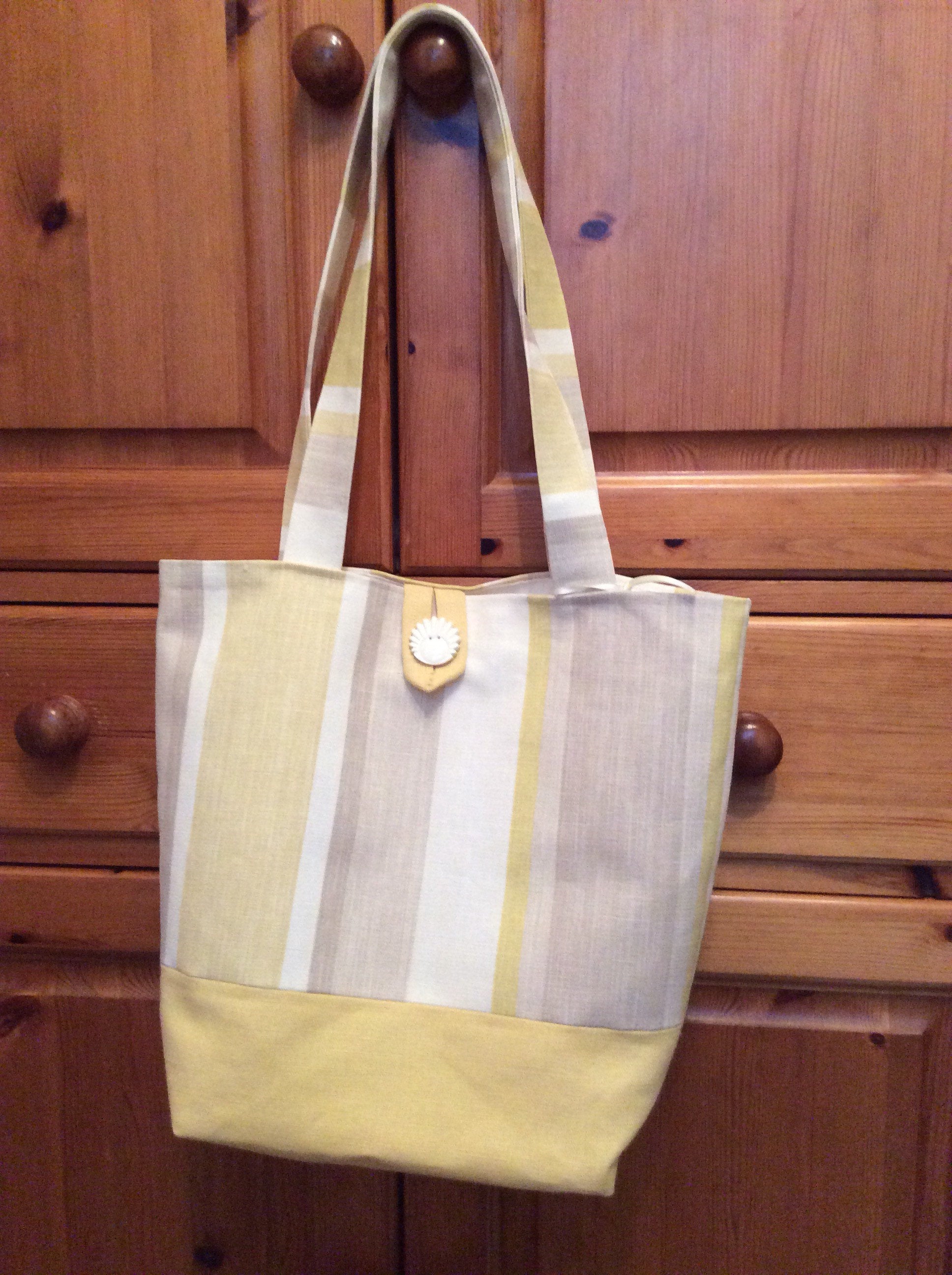 Tote Bag - yellow stripe