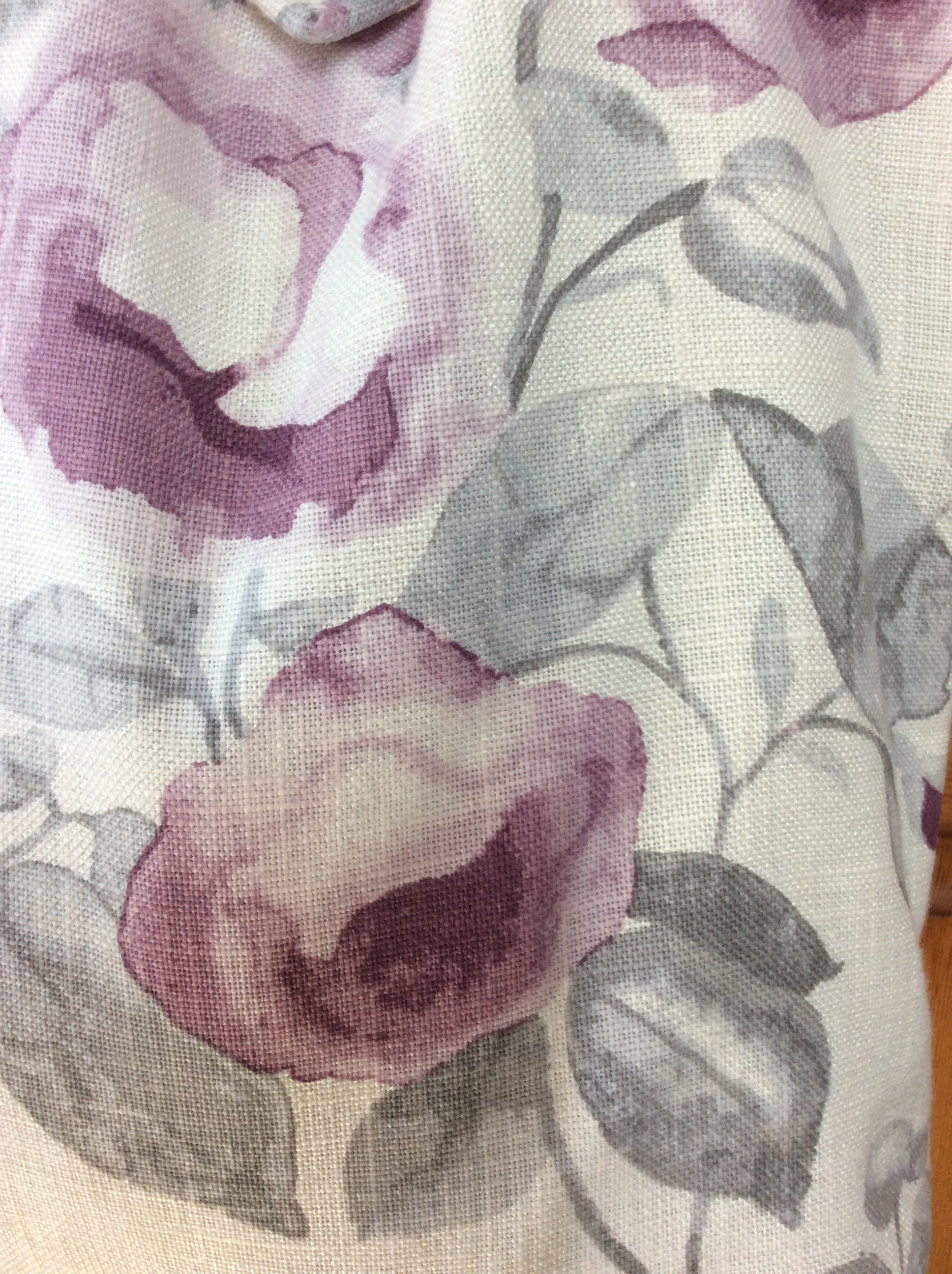 Tote Bag - large purple flowers